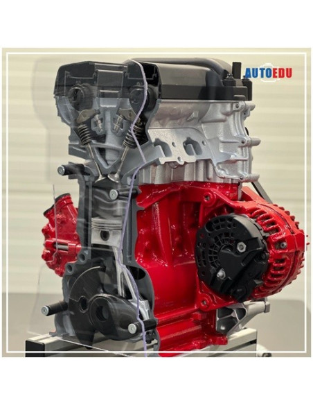 IVDB02 Petrol Engine Cutaway Model DOHC MPI
