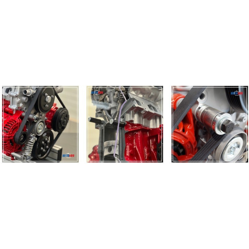 IVDB02 Modelo Seccionado do Motor de Gasolina DOHC MPI