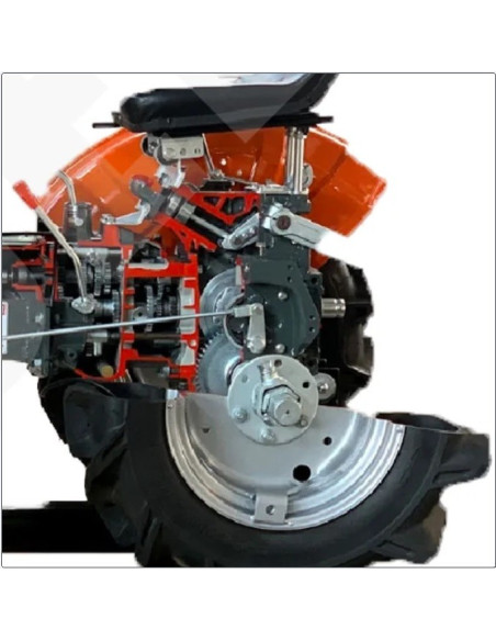 AutoEDU AE38000E 4 wheel drive farm tractor “KUBOTA” CUTAWAY Educational Trainer