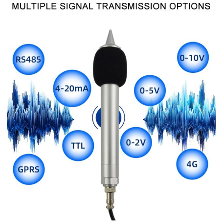 CC-E04 Sensor de ruído de haste longa de alta especificação