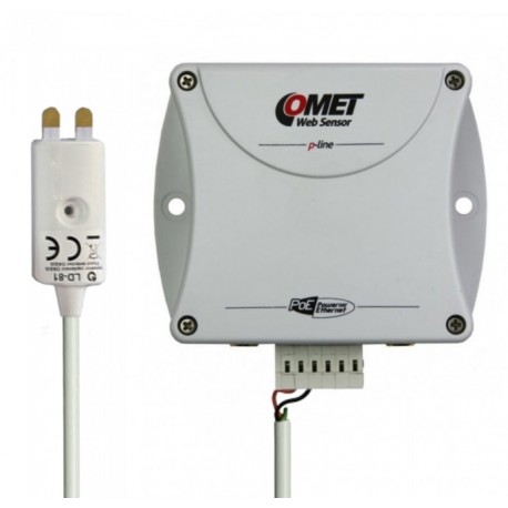 Comet P8653 Sensor Web con PoE - dos canales con detector de inundaciones y entradas binarias