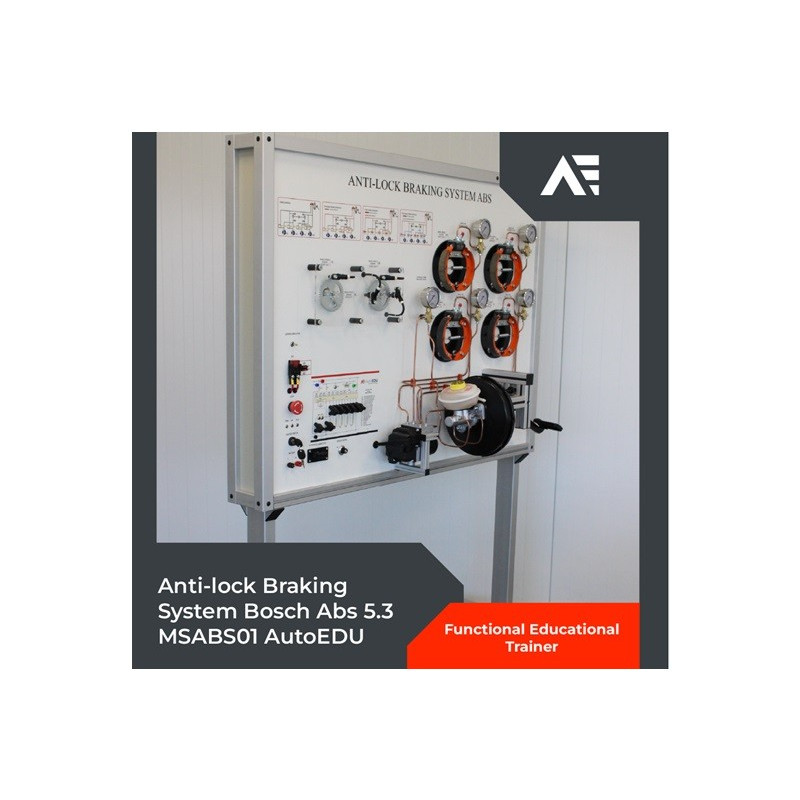 MSABS1 Simulador de Tablero de Entrenamiento del Sistema de Frenos ABS 5.3 BOSCH
