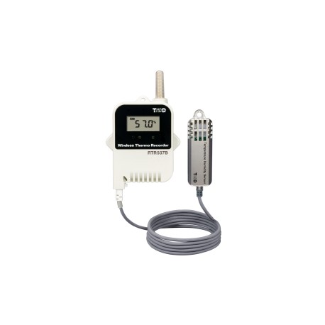 Data Logger Wireless de Temperatura e Umidade de Alta Precisão - T&D RTR507B