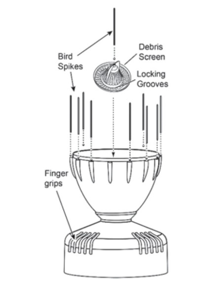 Pluviômetro inteligente Davis® 0,01" - HOBO