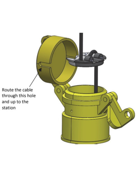 Well Cap for MicroRX Water Level Stations