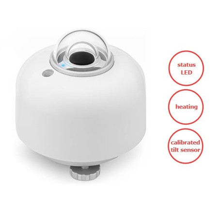 Piranômetro industrial SR300-D1 com sensor de calor e inclinação