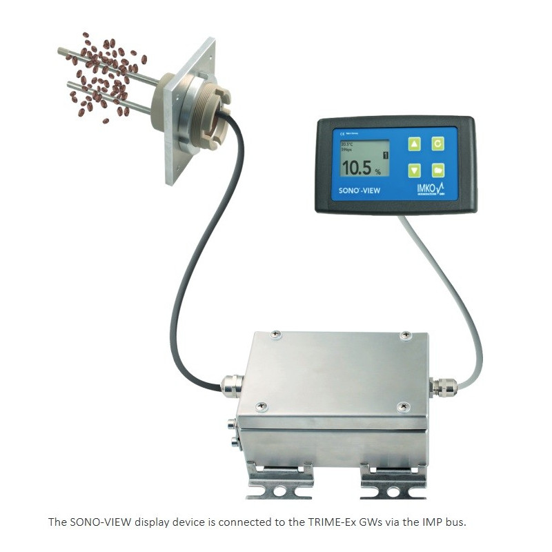 Medidor de humedad y temperatura de granos TRIME®-Ex GWs