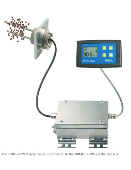 Medidor de umidade e temperatura de grãos TRIME®-Ex GWs