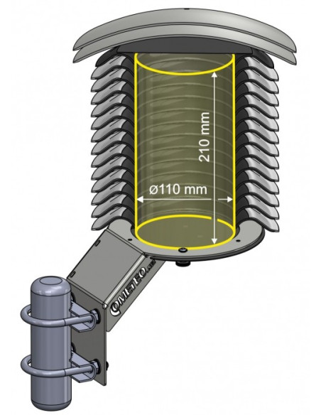COMETEO Multi-Plate Professional Radiation Shield for Meteorological Sensors
