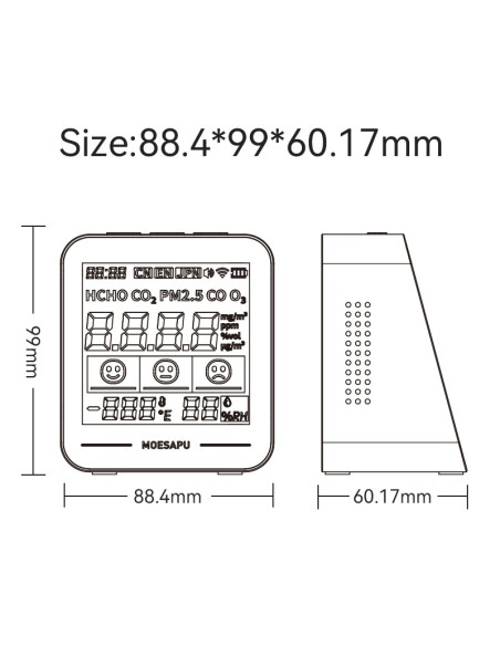Detector de Qualidade do Ar T-Y02