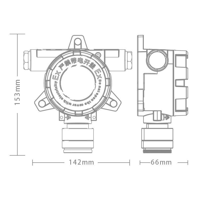 Detector de Gás Fixo GTYQ-S10