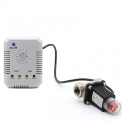 AO-BH-H3 Gas Alarm con válvula de cierre