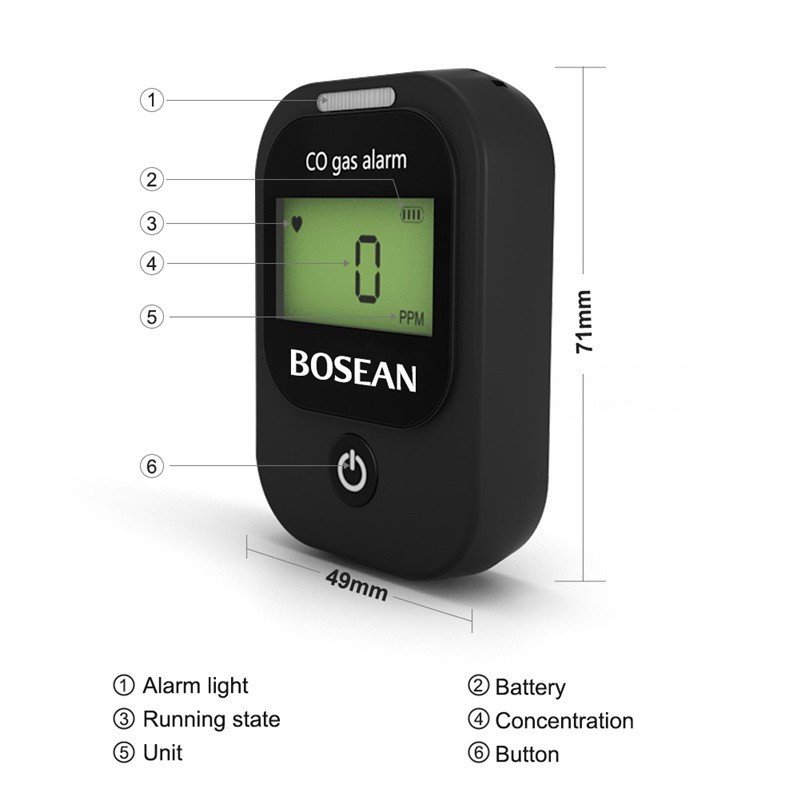 AO-T-Z03 Carbon Monoxide Alarm