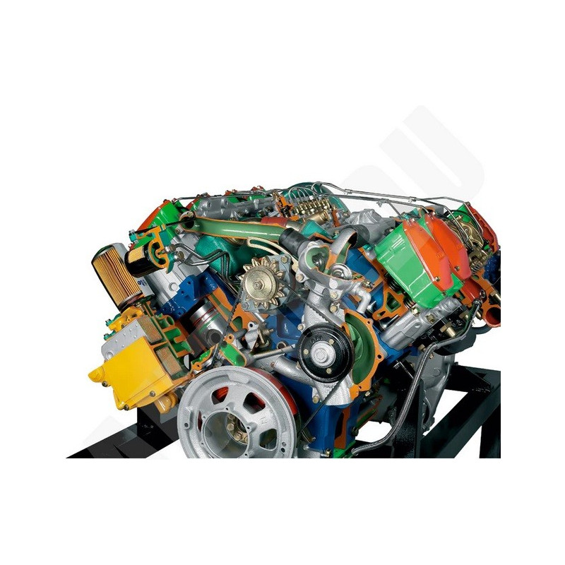 AE36084 8 V Cylinders Turbo Diesel Engine for Truck IVECO Turbostar 190-38 cu. cm Cutaway Model