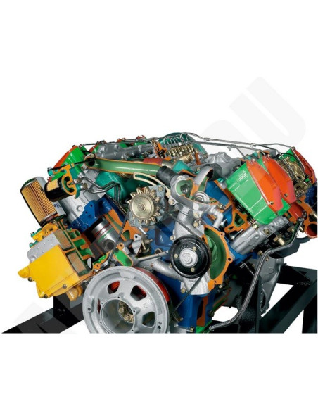 AE36084 8 V Cylinders Turbo Diesel Engine for Truck IVECO Turbostar 190-38 cu. cm Cutaway Model