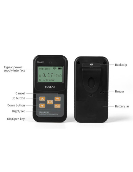 AO-FS-600 Detector de Radiación Nuclear