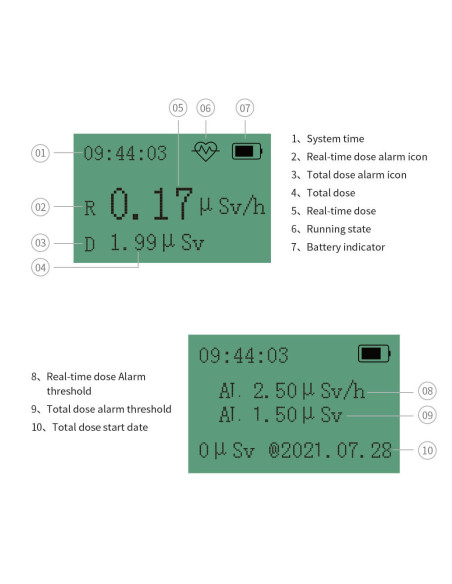 AO-FS-600 Nuclear Radiation Detector
