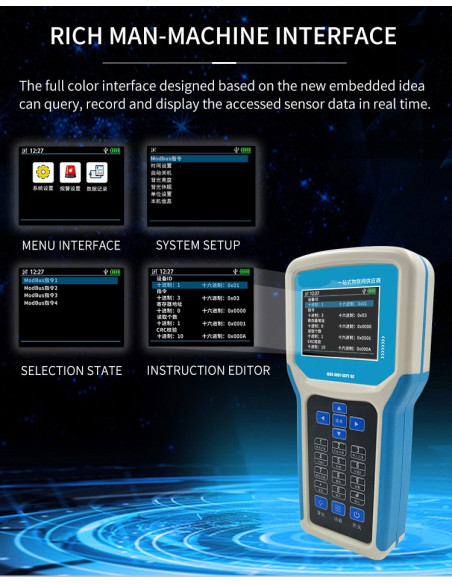 Sensor de Condutividade Elétrica (CE) e Temperatura do Solo