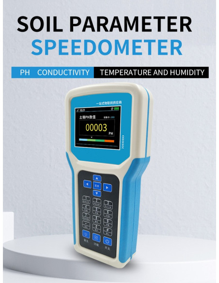 Sensor de Condutividade Elétrica (CE) e Temperatura do Solo