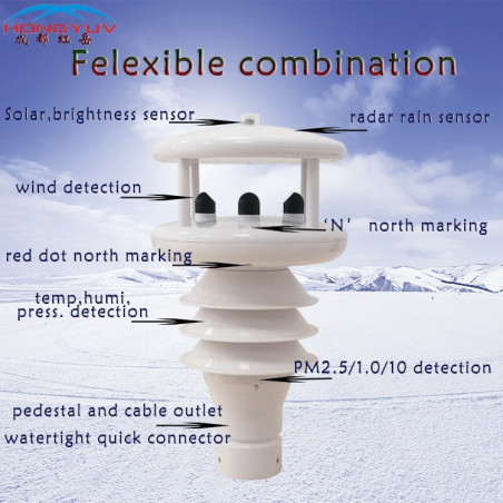 AO-WDC6SE Mini-estação Meteorológica