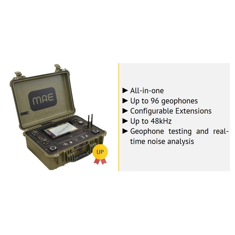 MAE X824S Sismógrafo 24/96 canais - 24 bits