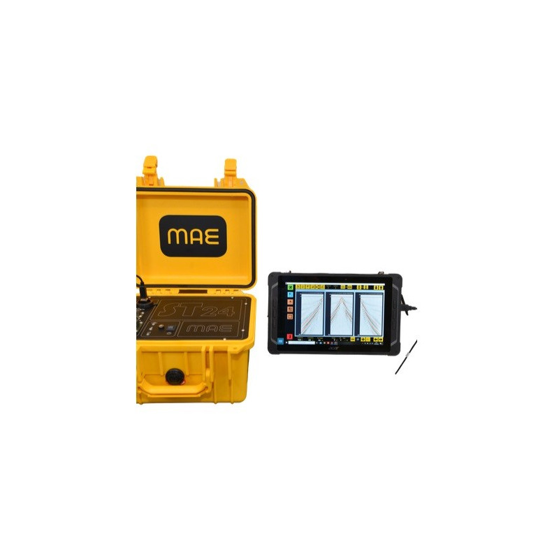 MAE ST24 Sismógrafo de 24 bits de 12/24 canais