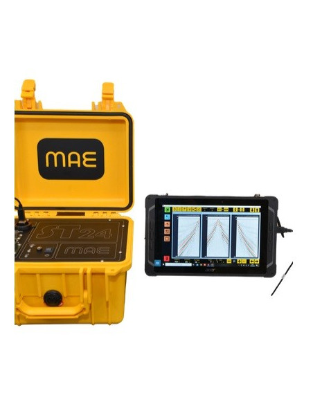 MAE ST24 Sismógrafo de 24 bits de 12/24 canais