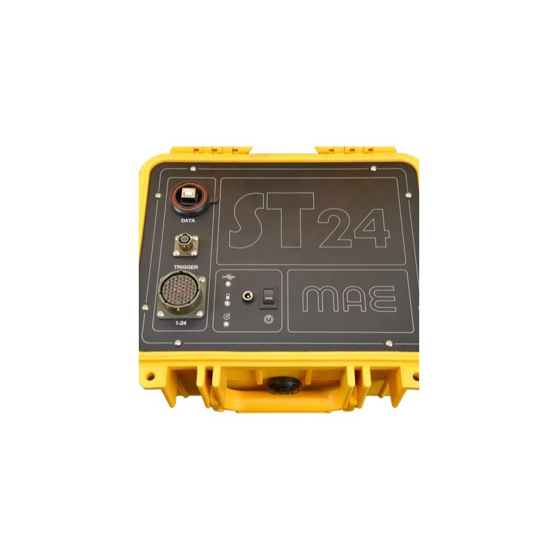 MAE ST24 Sismógrafo de 24 bits de 12/24 canais