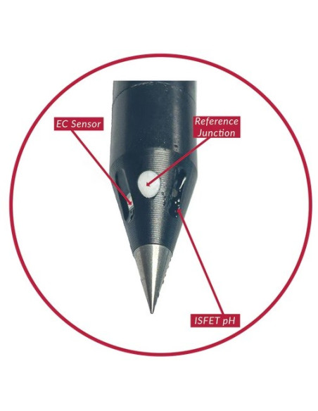 2128WE Sonda FieldScout Wireless ISFET pH/EC (ponta fina)
