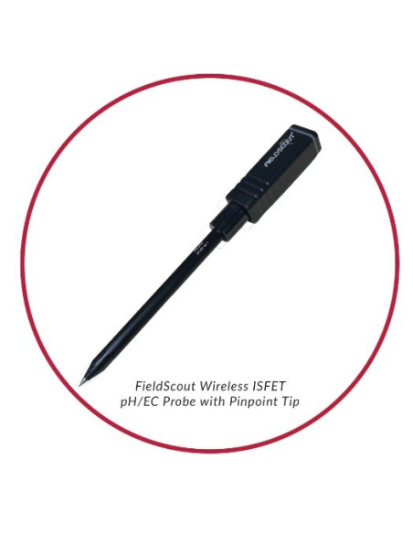 2128WE Sonda FieldScout Wireless ISFET pH/EC (ponta romba ou fina)