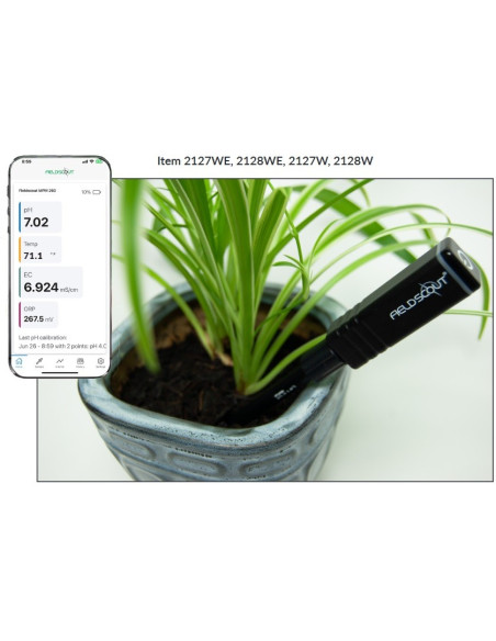 2128WE Sonda FieldScout Wireless ISFET pH/EC (ponta romba ou fina)