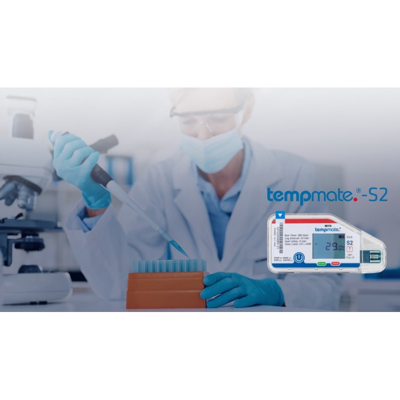 tempmate-S2 Registador de dados de temperatura/temperatura e humidade