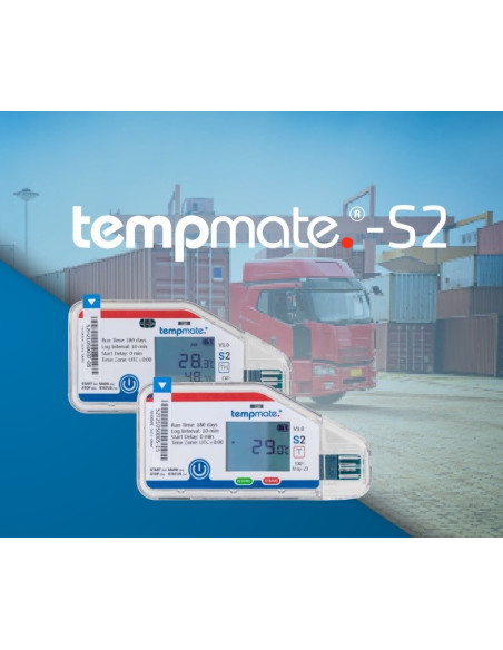 tempmate-S2 Temperature/Temperature & Humidity Data Logger