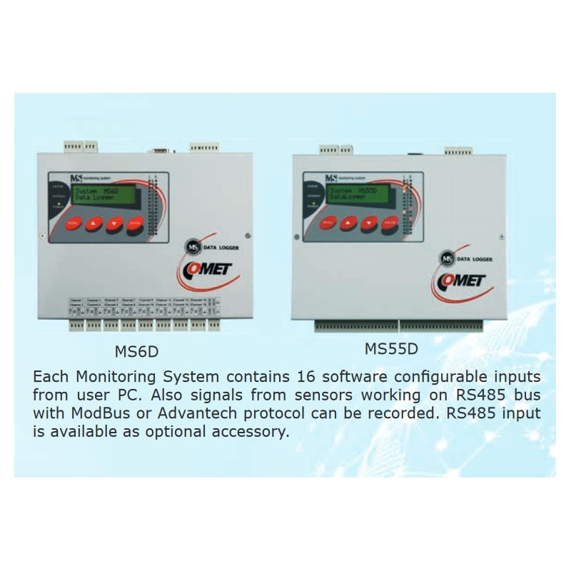Comet MS55D and MS6D Data Loggers