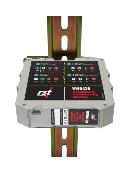 VW0420: Interfaz analógica aislada de hilo vibrante