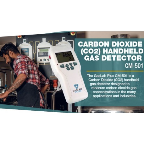 CM-501 Carbon Dioxide (CO2) Handheld Gas Detector