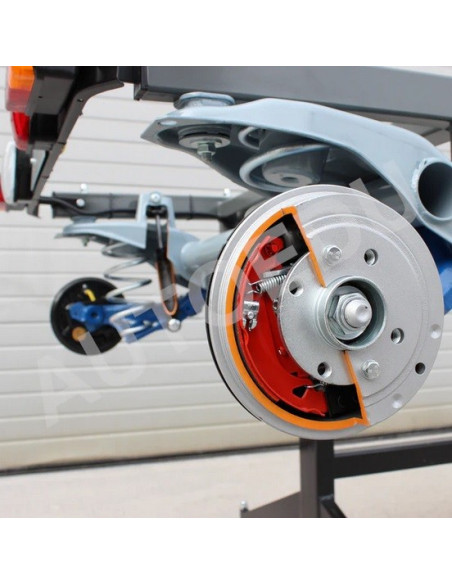 AutoEDU AE45275E Treinador Educativo para Motor MPI a Gasolina (gasolina) com chassis e sistema de travagem de trabalho