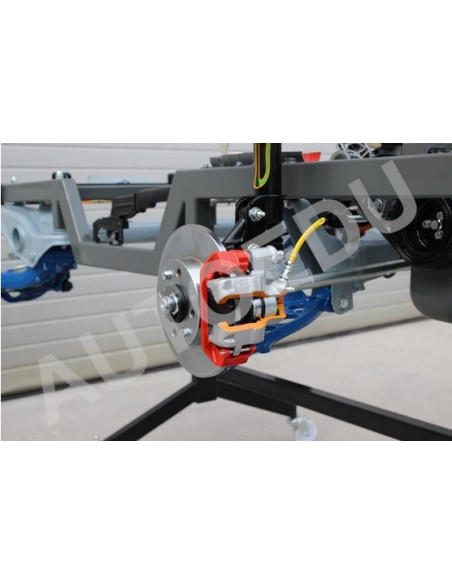 AutoEDU AE45275E Treinador Educativo para Motor MPI a Gasolina (gasolina) com chassis e sistema de travagem de trabalho