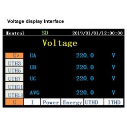 ME437 Three-phase Power Meter (Optional Rogowsky coils)