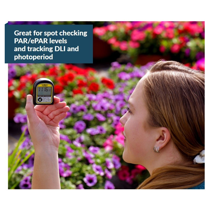 DLI-400, DLI-500, & DLI-600 PAR Light, Daily Light Integral, and hotoperiod Meters