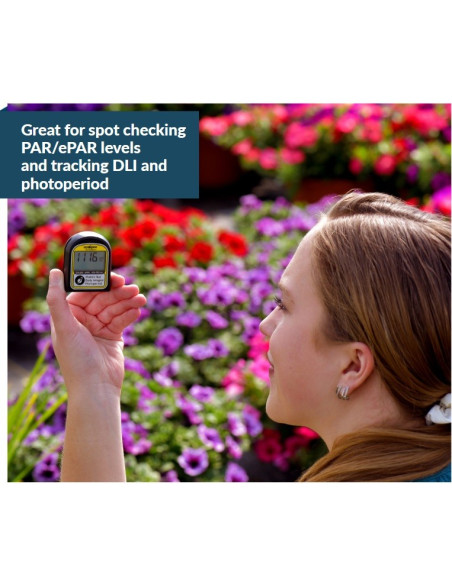 DLI-400, DLI-500, & DLI-600 PAR Light, Daily Light Integral, and hotoperiod Meters