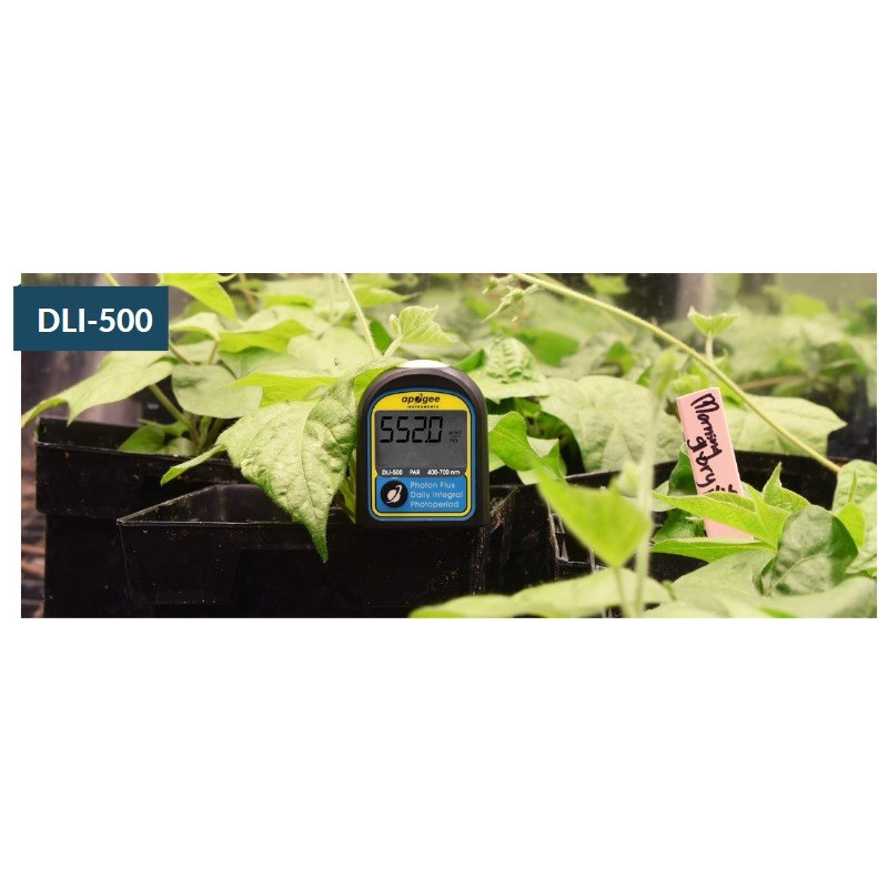 DLI-400, DLI-500, & DLI-600 PAR Light, Daily Light Integral, and hotoperiod Meters