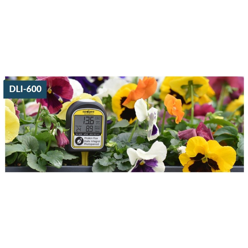 DLI-400, DLI-500, & DLI-600 PAR Light, Daily Light Integral, and hotoperiod Meters