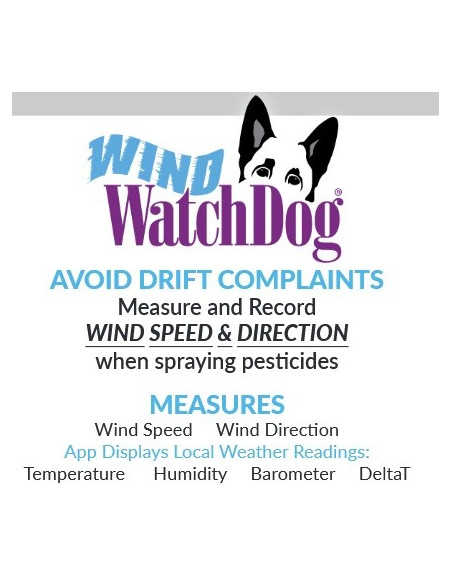 3348P Sensor de viento portátil ultrasónico WatchDog
