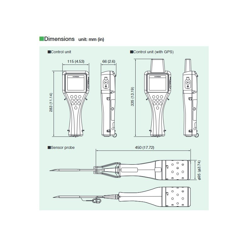 U-50 Instrumentos portáteis da série U-50