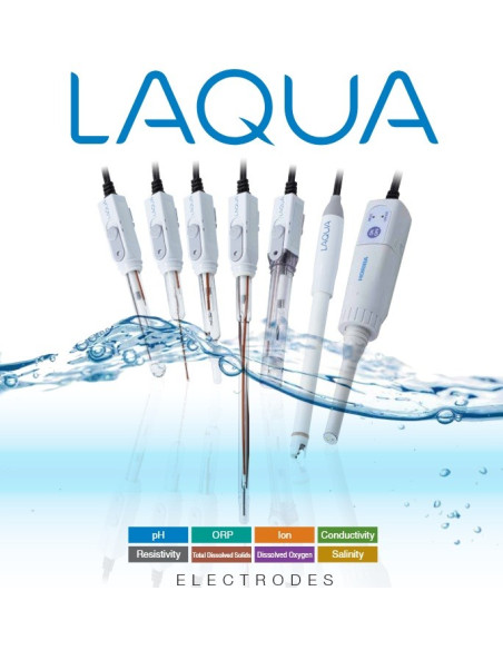 9615S-10D Electrodo LAQUA de pH 3 - 1 Estándar ToupH con Cuerpo de Vidrio (Aplicaciones Generales de Laboratorio)