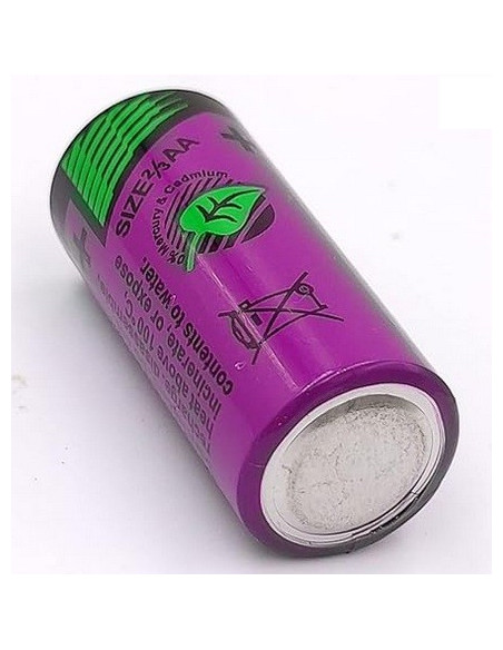 TL-5955 Bateria Tadiran 2/3AA 3.6V 1650mAh, bateria de lítio Tadiran