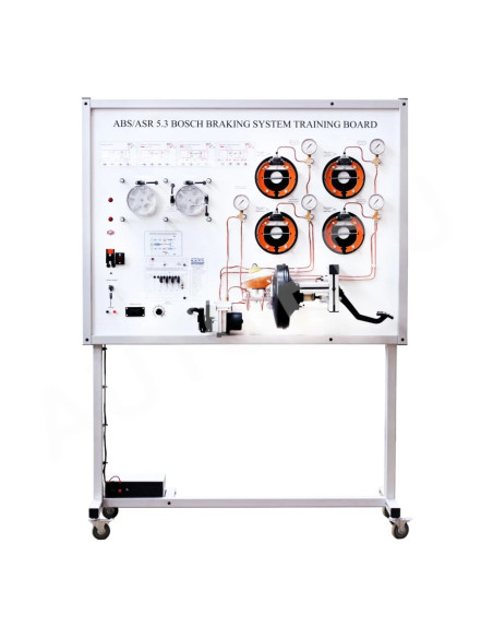 MSABS-ASR01 Entrenador educativo del sistema ABS/ASR