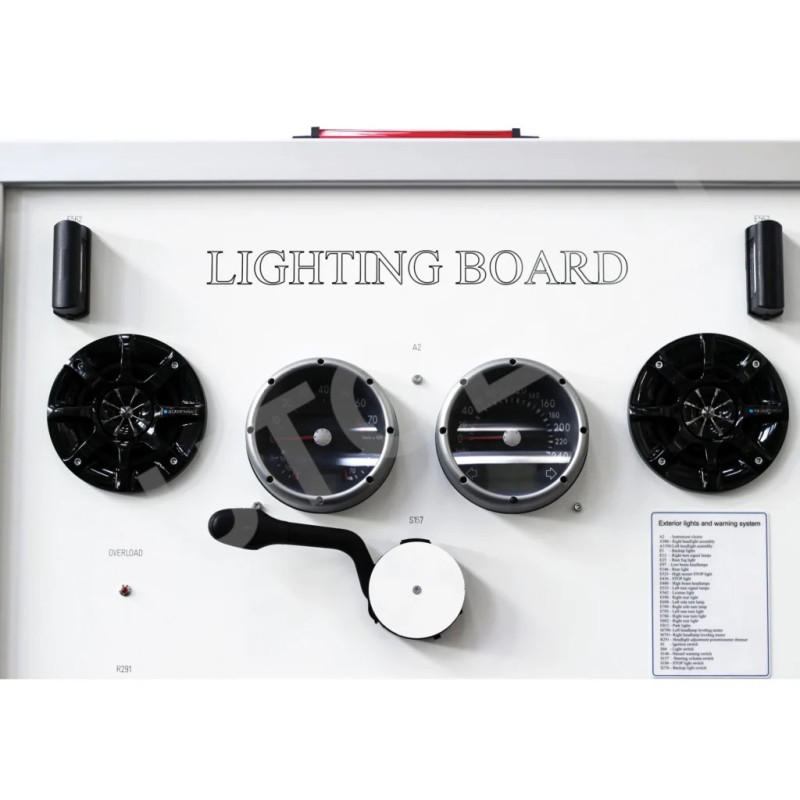 AutoEdu MSAS01 Instrutor Educacional para Iluminação Automotiva