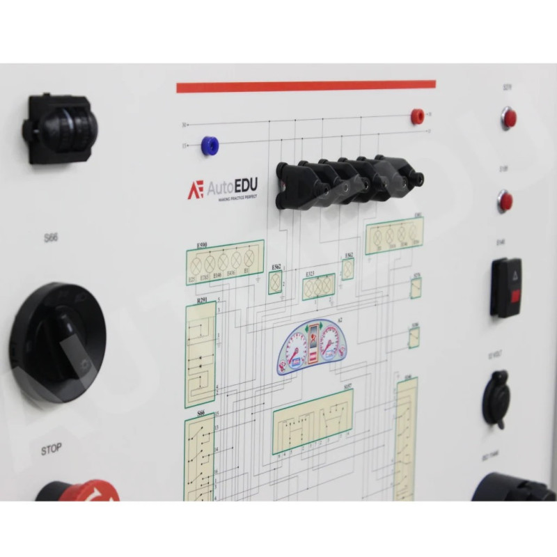 AutoEdu MSAS01 Instrutor Educacional para Iluminação Automotiva